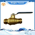 China Supplier High Quality Brass Press Full Port Ball Valve